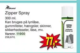 Harald Nyborg Zipper Spray tilbud