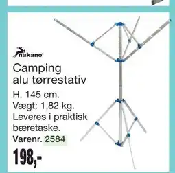 Harald Nyborg Camping alu tørrestativ tilbud