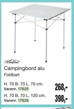 Harald Nyborg Campingbord alu tilbud