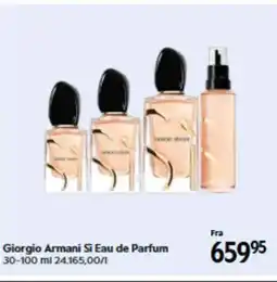 Matas Giorgio Armani Si Eau de Parfum tilbud