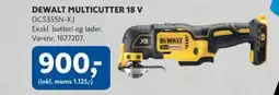 Davidsen Dewalt multicutter 18 v tilbud