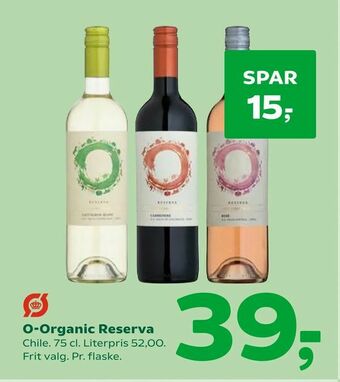 Coop 365 O-Organic Reserva tilbud