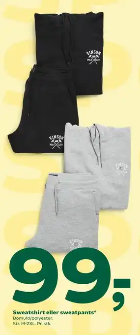 Sweatshirt eller sweatpants