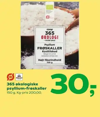 365 økologiske psyllium-frøskaller