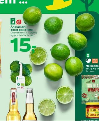 Coop 365 Änglamark økologiske lime tilbud