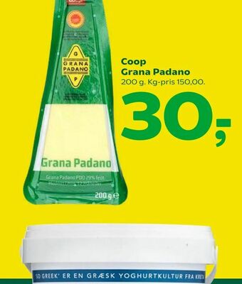 Coop 365 Coop Grana Padano tilbud