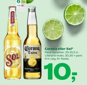 Coop 365 Corona eller Sol tilbud
