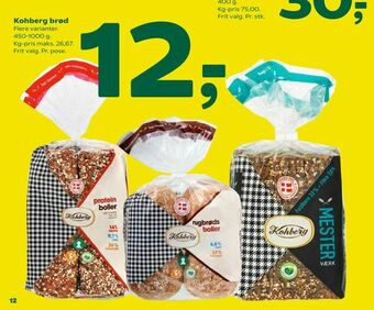 Coop 365 Kohberg brød tilbud
