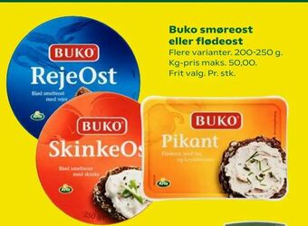 Coop 365 Buko smøreost eller flødeost tilbud
