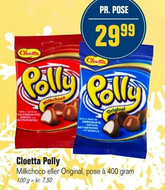 Otto Duborg Cloetta Polly tilbud