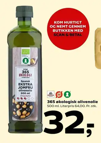 365 økologisk olivenolie