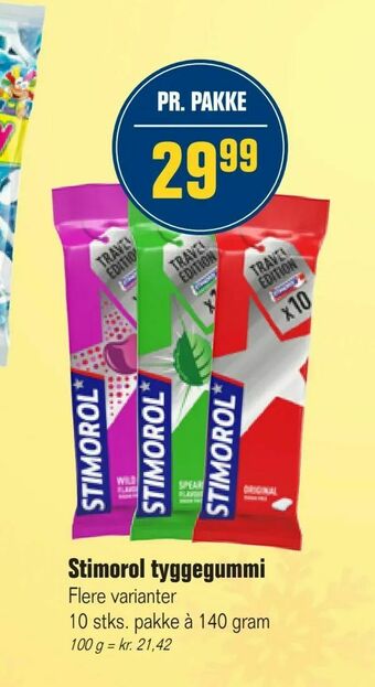 Otto Duborg Stimorol tyggegummi tilbud