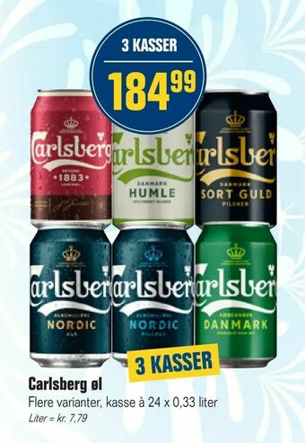 Otto Duborg Carlsberg øl tilbud