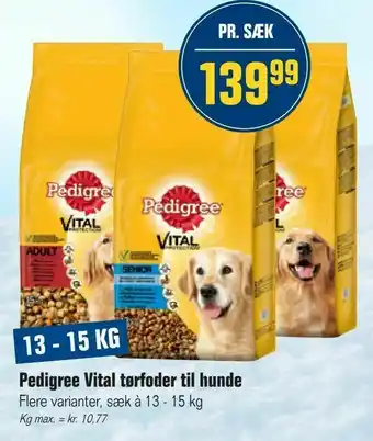 Otto Duborg Pedigree Vital tørfoder til hunde tilbud
