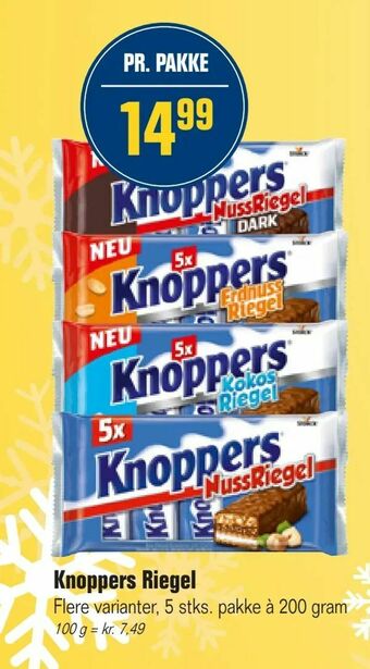 Otto Duborg Knoppers Riegel tilbud