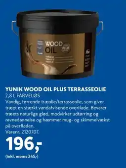 Davidsen Yunik Wood oil plus terrasseolie tilbud