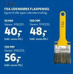 Davidsen FXA Udendørs fladpensel tilbud