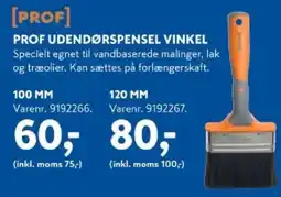 Davidsen PROF Udendørspensel vinkel tilbud