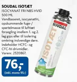 Davidsen Soudal Isotæt tilbud