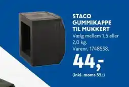 Davidsen Staco gummikappe til mukkert tilbud