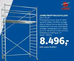Davidsen Jumbo Proff rullestillads tilbud