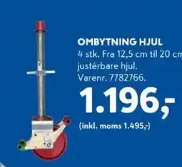 Davidsen Ombytning Hjul tilbud
