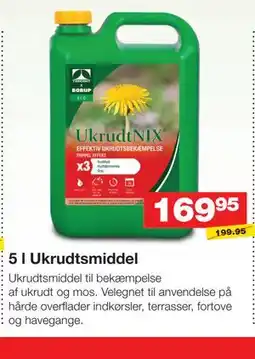 Bauhaus 5 l Ukrudtsmiddel tilbud