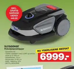 Bauhaus Sunseeker Robotplæneklipper tilbud