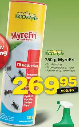 Bauhaus 750 g MyreFri tilbud