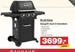 Bauhaus Gasgrill med 3 brændere tilbud