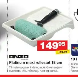 Bauhaus Platinum maxi rullesæt 18 cm tilbud