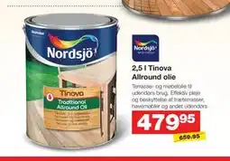 Bauhaus 2,5 l Tinova Allround olie tilbud