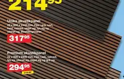 Bauhaus Unika akustikpanel tilbud