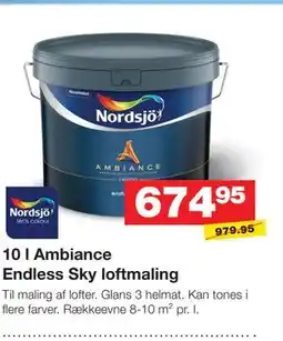 Bauhaus 10 l Ambiance Endless Sky loftmaling tilbud