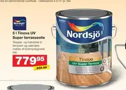 Bauhaus 5 l Tinova UV Super terrasseolie tilbud