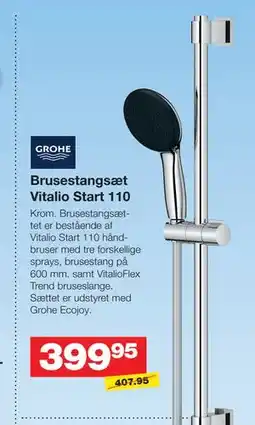 Bauhaus Brusestangsæt Vitalio Start 110 tilbud