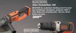 Bauhaus Akku Vinkelsliber 18V tilbud