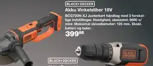 Bauhaus Akku Vinkelsliber 18V tilbud