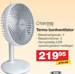 Bauhaus Termo bordventilator tilbud