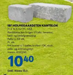 Davidsen IBF Holmegaardsten kantblok tilbud