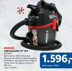 Davidsen A&N Vaccufix "H" 18 V tilbud
