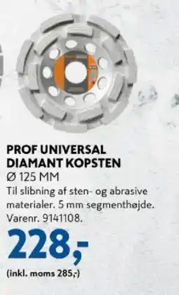 Davidsen PROF Universal diamant kopsten tilbud