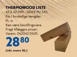 Davidsen Thermowood liste tilbud