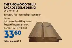 Davidsen Thermowood TGUU facadebeklædning tilbud