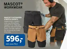 Davidsen Mascot Customized stretch shorts tilbud