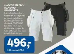 Davidsen Mascot Stretch håndvær- kershorts tilbud