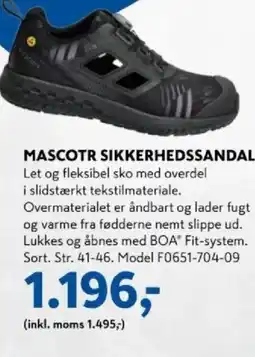 Davidsen Mascotr Sikkerhedssandal tilbud