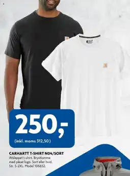 Davidsen Carhartt T-shirt N04/sort tilbud