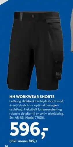 Davidsen HH Workwear shorts tilbud