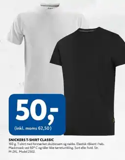 Davidsen Snickers T-shirt classic tilbud